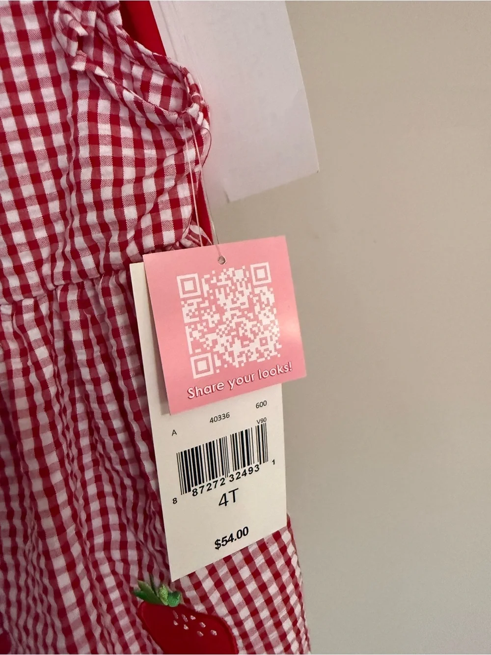NWT Rare Editions Strawberry Outfit